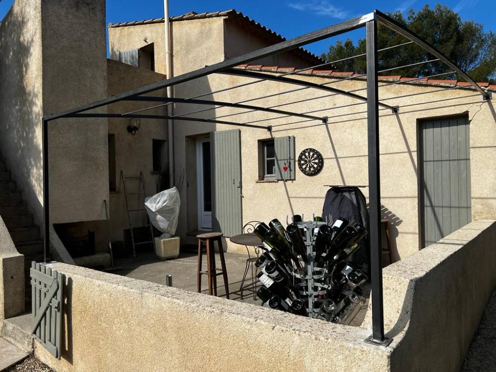 Pergola cintrée, à Puget