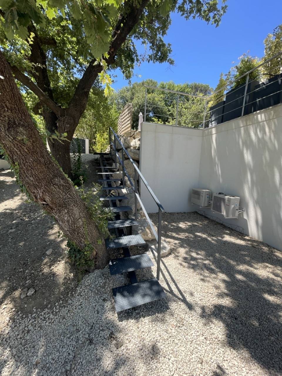 Escaliers, garde-corps thermolaqués à La Roque d'Anthéron - Grande