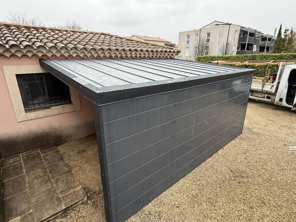 Carport avec Bardage au Thor 1 - Grande