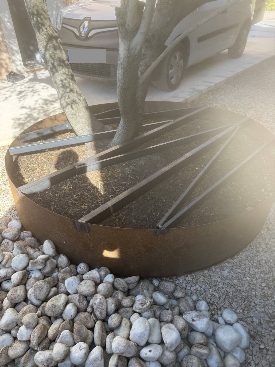 Jardinière olivier à Puget - Grande