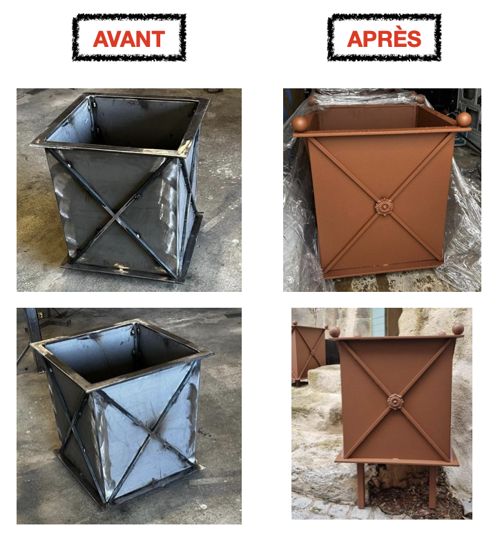 Jardinières à Lauris